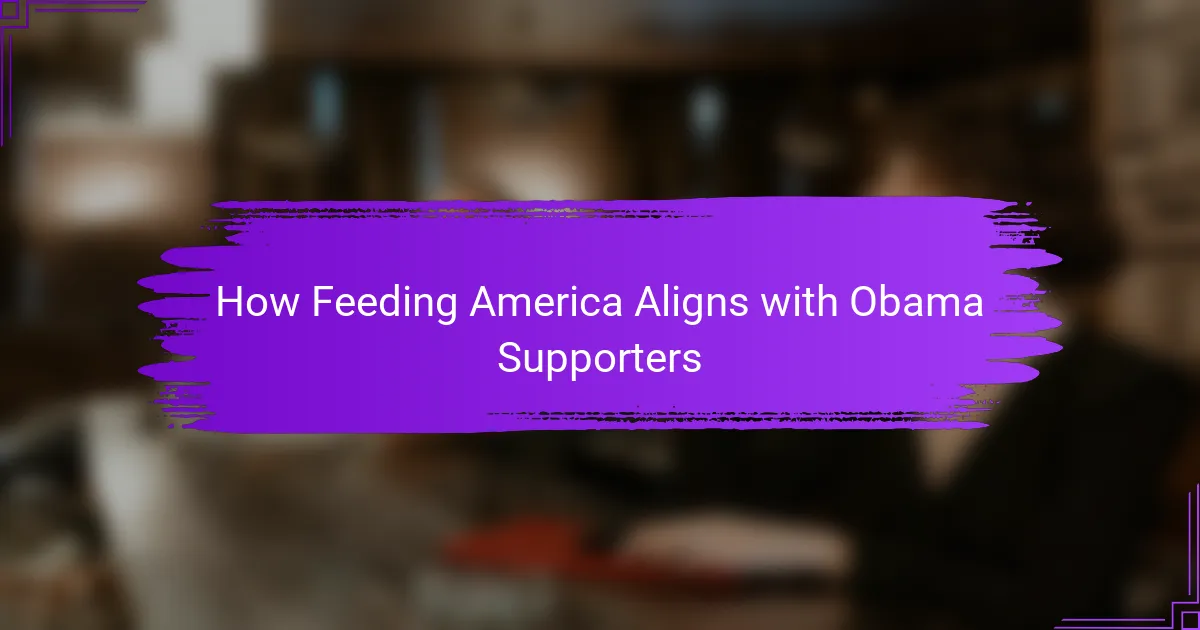 How Feeding America Aligns with Obama Supporters