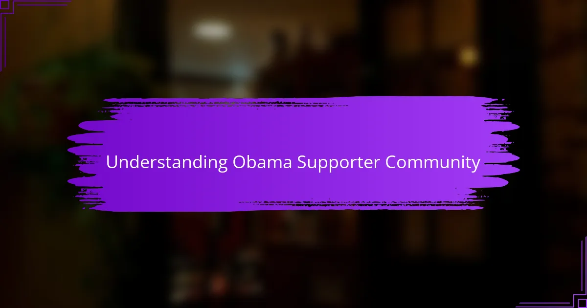 How I organized a local Obama rally